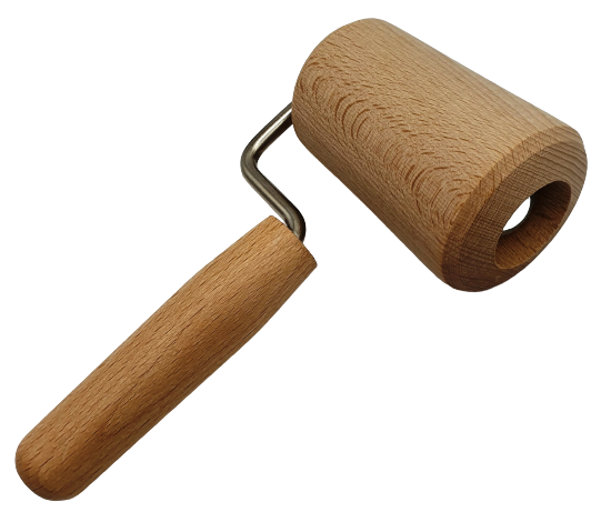 Teigroller aus Buchenholz zylindrisch oder konisch