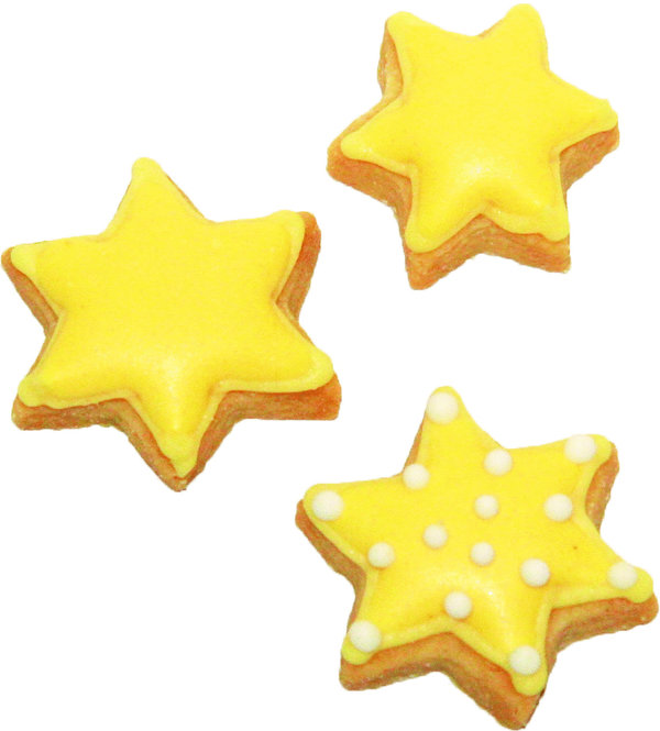 Stern 6 Zack Ausstecher in  verschiedenen Größen von 12 cm - 18 cm
