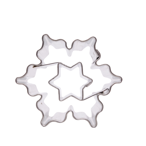 Kristall Ausstecher mit Stern 4,2 cm